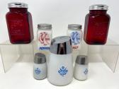 McKee Milk Glass Salt & Pepper Shakers And More