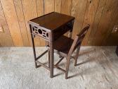 Vintage Telephone Table And Chair 