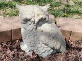Cement Owl Statue