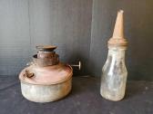 Vintage Glass Oil Jar