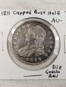 1811 Capped Bust Silver Half Dollar 