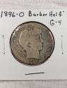1896-O Barber Silver Half Dollar 