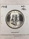 1948 Franklin Silver Half Dollar 