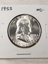 1955 Franklin Silver Half Dollar