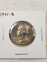 1941-D Washington Silver Quarter