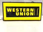 Western Union Lighted Sign 