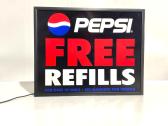 Pepsi Lighted Sign