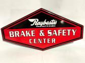 Embossed Raybestas Brake Center Sign 