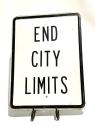 Heavy Metal End City Limits Sign 