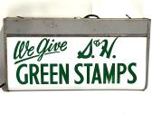 Green Stamp Lighted Sign