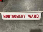 Montgomery Wards Lighted Sign 