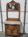 Antique Dresser/Cabinet With Mirror