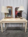 Solid Wood Table With Lamps And More