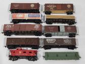 Various Train Box Cars
