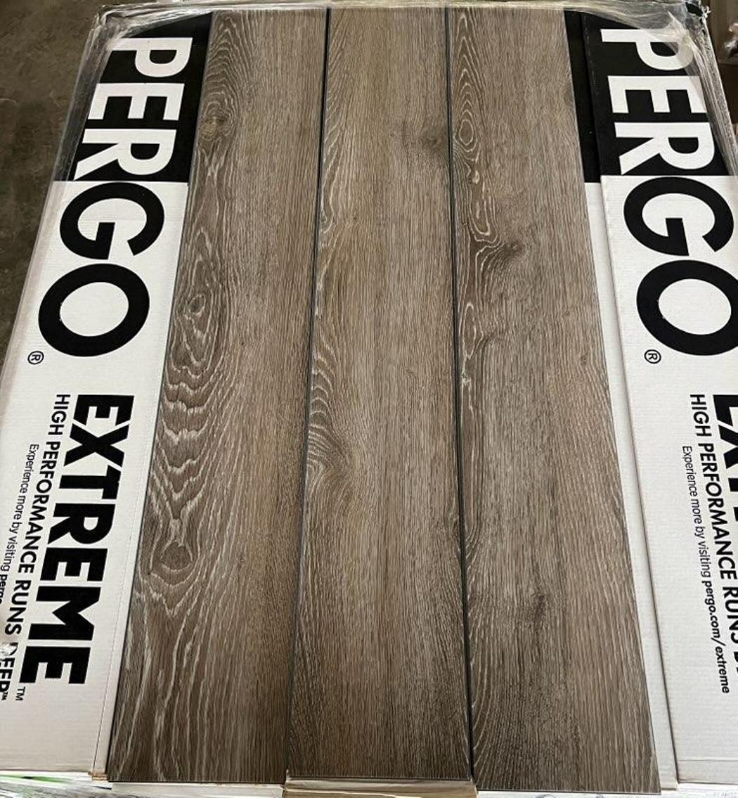 New Waterproof Vinyl Snap Together Flooring: Pergo and USA Made