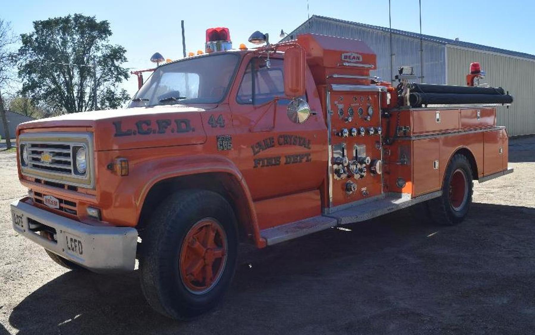 Crysteel Truck Equipment & Lake Crystal Fire Department Surplus Inventory