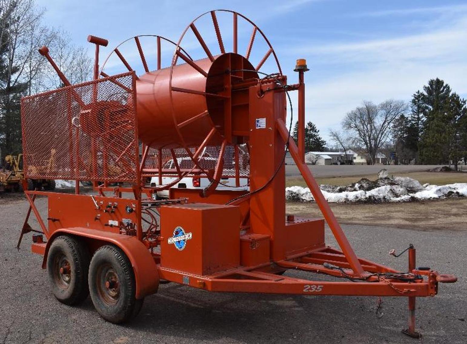 Utility Contractor Equipment: Trucks, Trenchers and Pole Trailer
