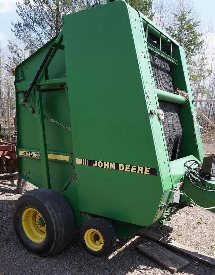 John Deere Tractors, Bobcat 435ZHS Trackhoe and Hay Equipment