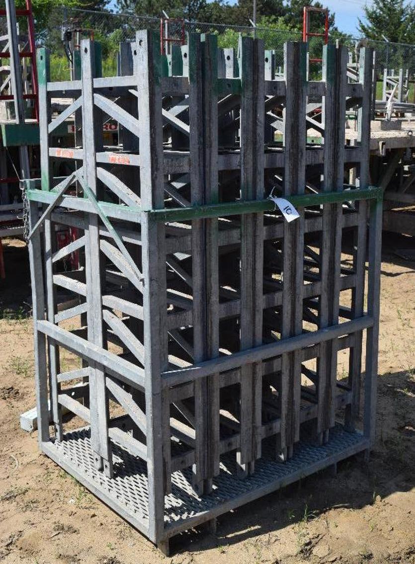 Surplus Masonry Equipment: (6) Hydro Mobile Scaffolding Units, (3) Riding Trowels, Dump Truck and Other Tools/Accessories
