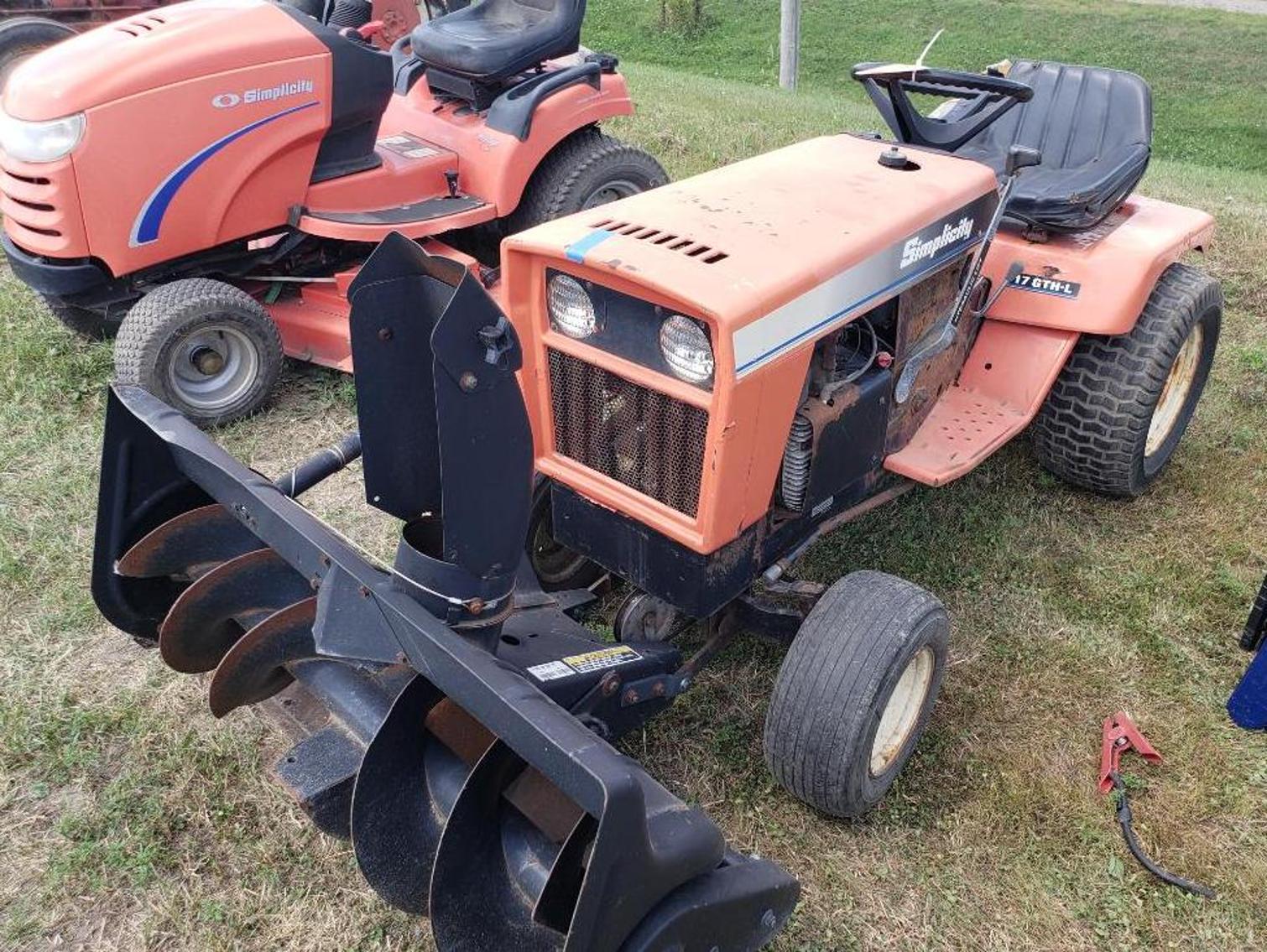 Lawn Equipment Fall Inventory Reduction