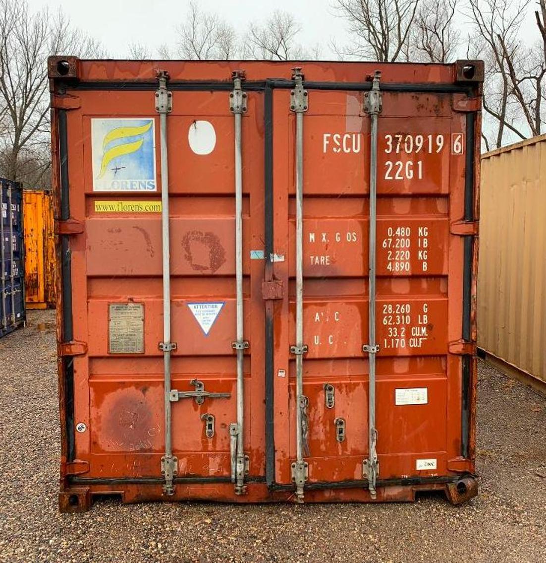 (2) 20' Sea Containers