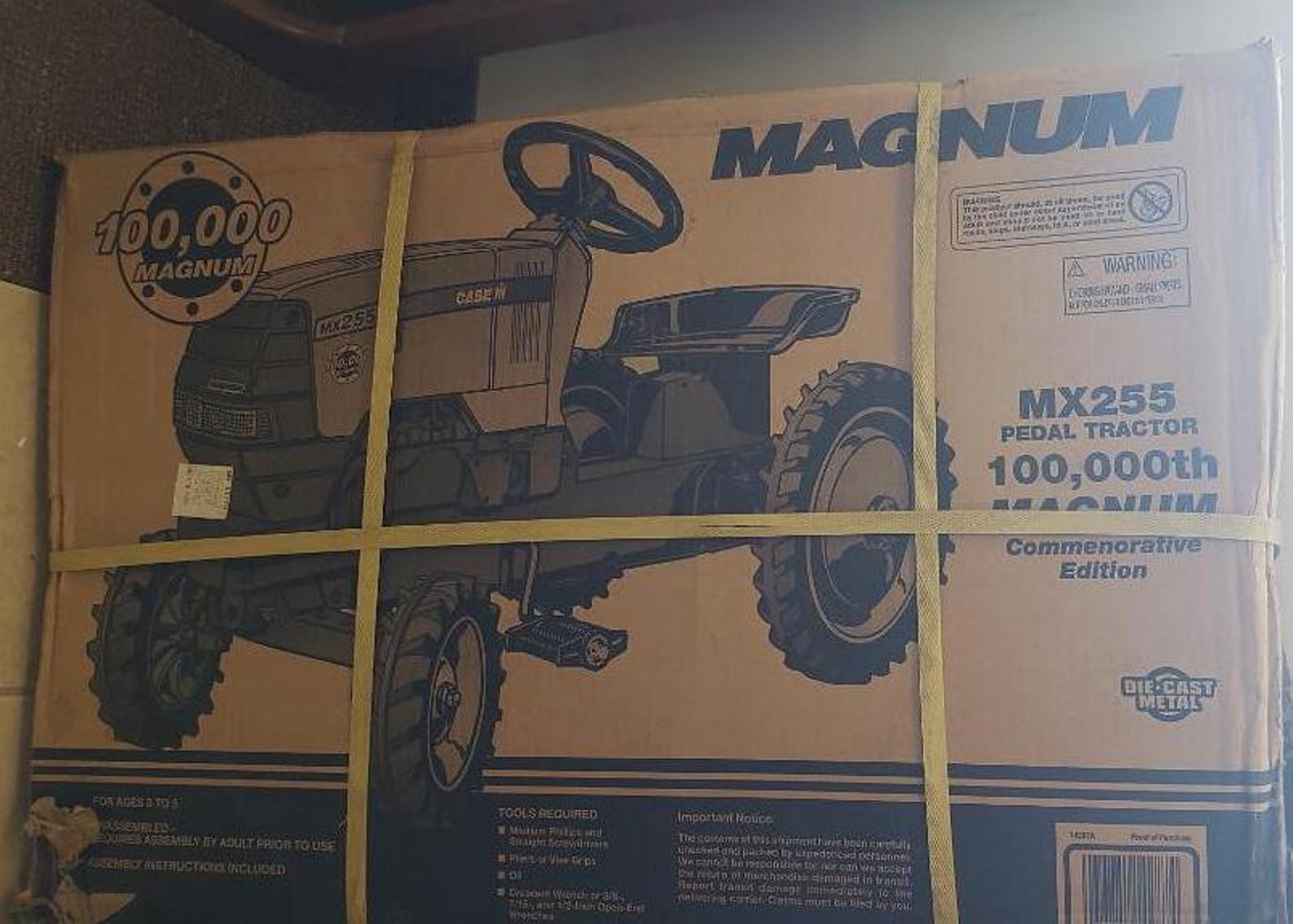 Magnum MX255 Pedal Tractor & Hardware Items from a Hardware Distribution Company. Direct From The Distributor: Closeout Items, Overstock & Cosmetic Shipping Damage