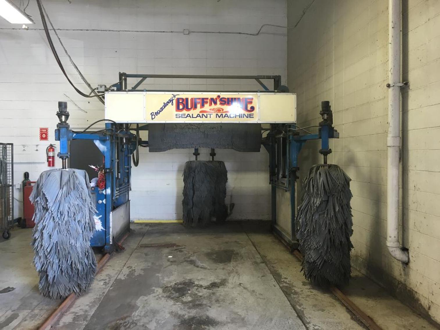 Excess Shop & Parts Room Equipment Due to Store Remodeling: (33) Car Hoists, Mezzanine, & Office Furniture