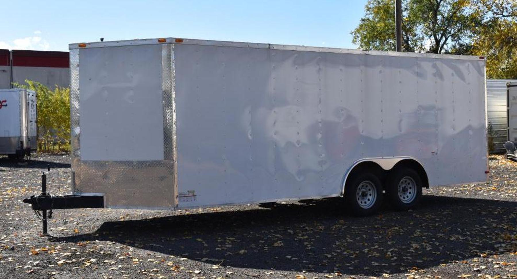 (2) Enclosed Trailers, 2005 Ford F-550, Attachments, Contracting Tools, & Shop Supplies