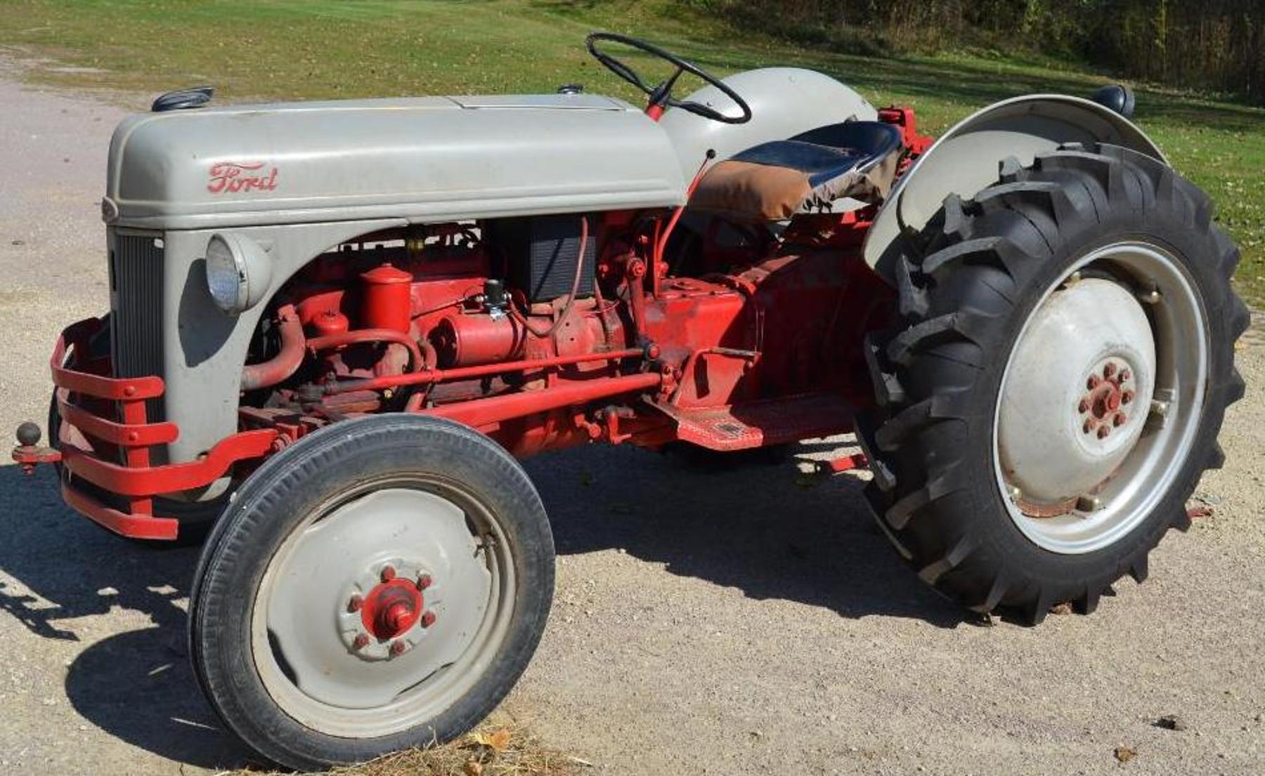 1948 8N Ford Tractor, 2008 Subaru Outback, JD LA125 Lawnmower, Trailers, Coins, Vintage Items, Tools, Household