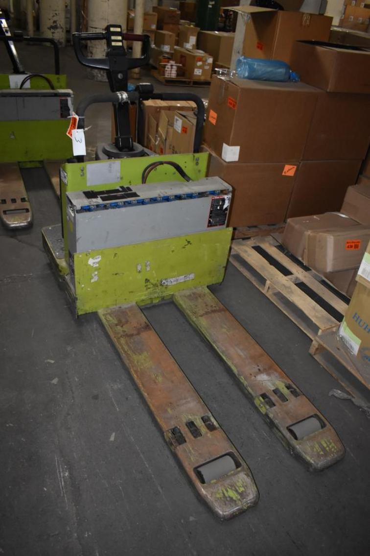 Tennant 210E Electric Sweeper, (6) Electric Pallet Jacks, Dock Plates