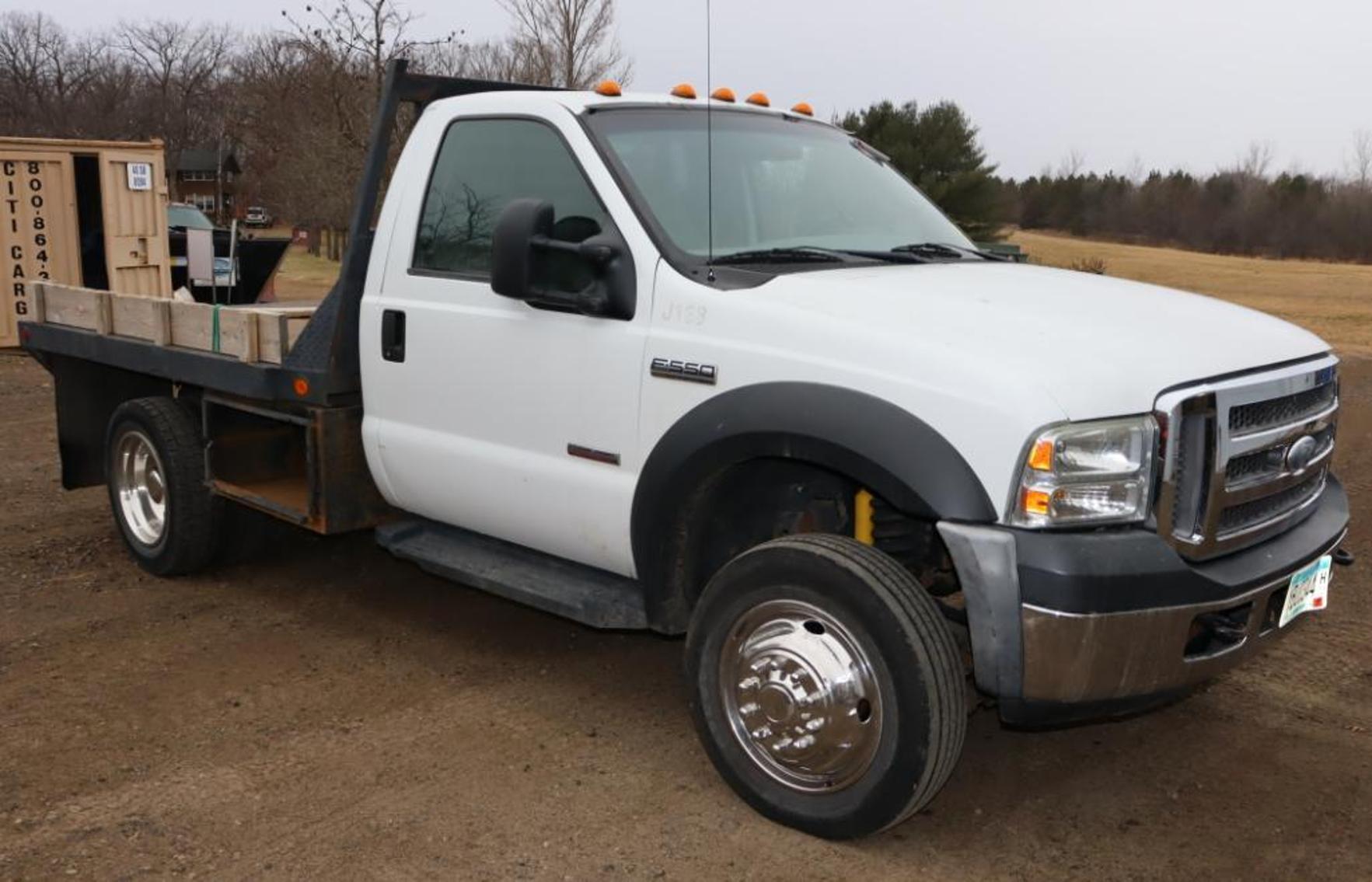 2007 Ford F-550 XLT Super Duty Flatbed