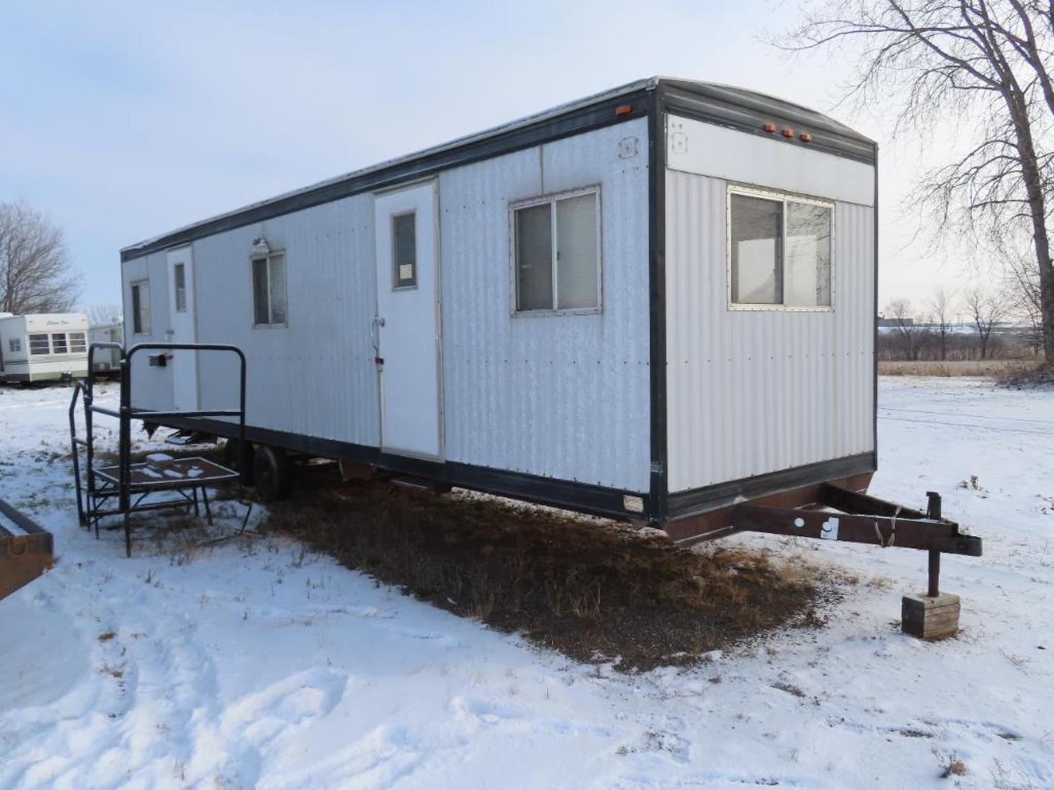 Commercial Structure 33' Job Site Trailer With Steps