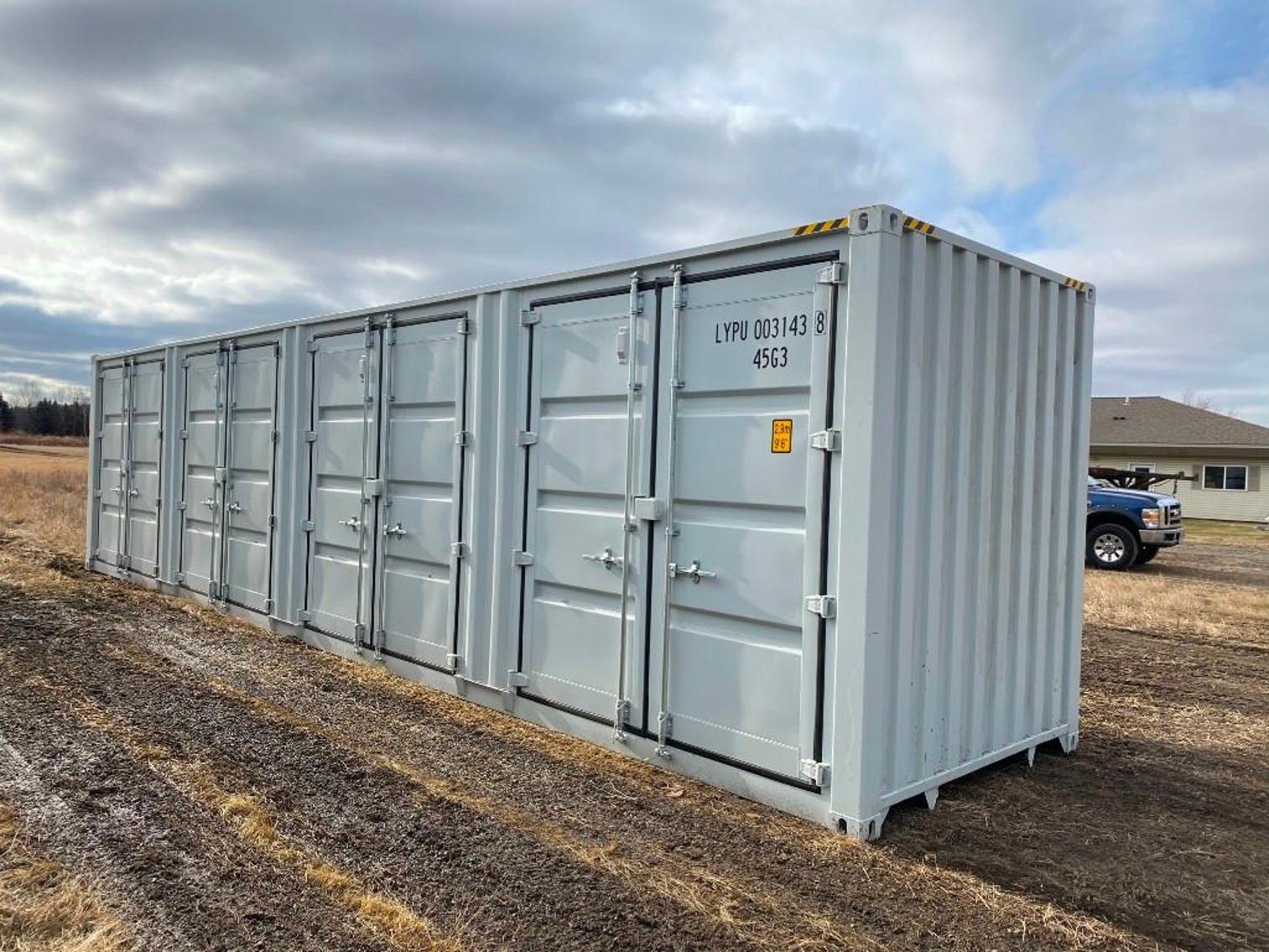 2021 40' Sea Container, New Storage Building, New Tool Benches, New Tires, Attachments