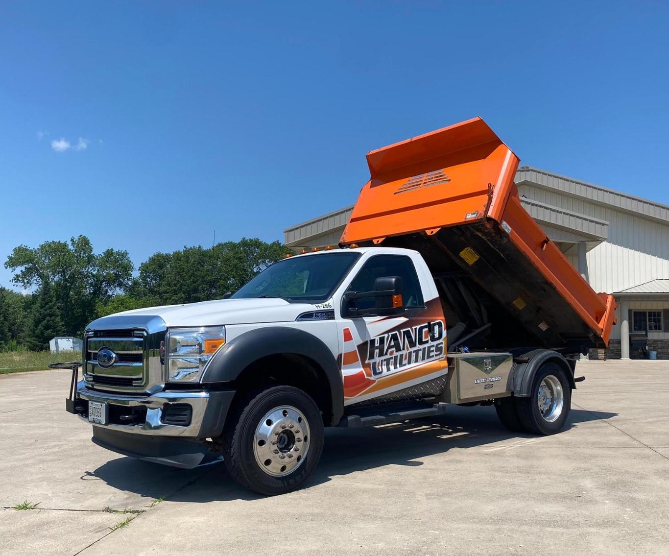 2015 Ford F-550 XLT With Contractors Dump Box