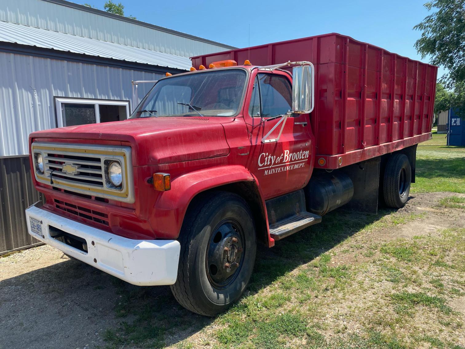 1986 Chevy C60 Grain Truck & Commercial Rotary Mower