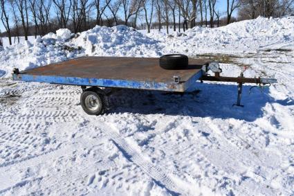 shop-built-11x92-steel-snowmobile-utility-trailer-tilt-bed