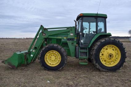 2002-john-deere-7410-mfwd-tractor-with-jd-740-loader-5137-hours-power-quad-lh-reverser