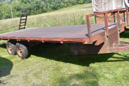shop-built-8x22-tandem-axle-trailer-2-dove-tail-ramps-deck-over-2-5-16-ball