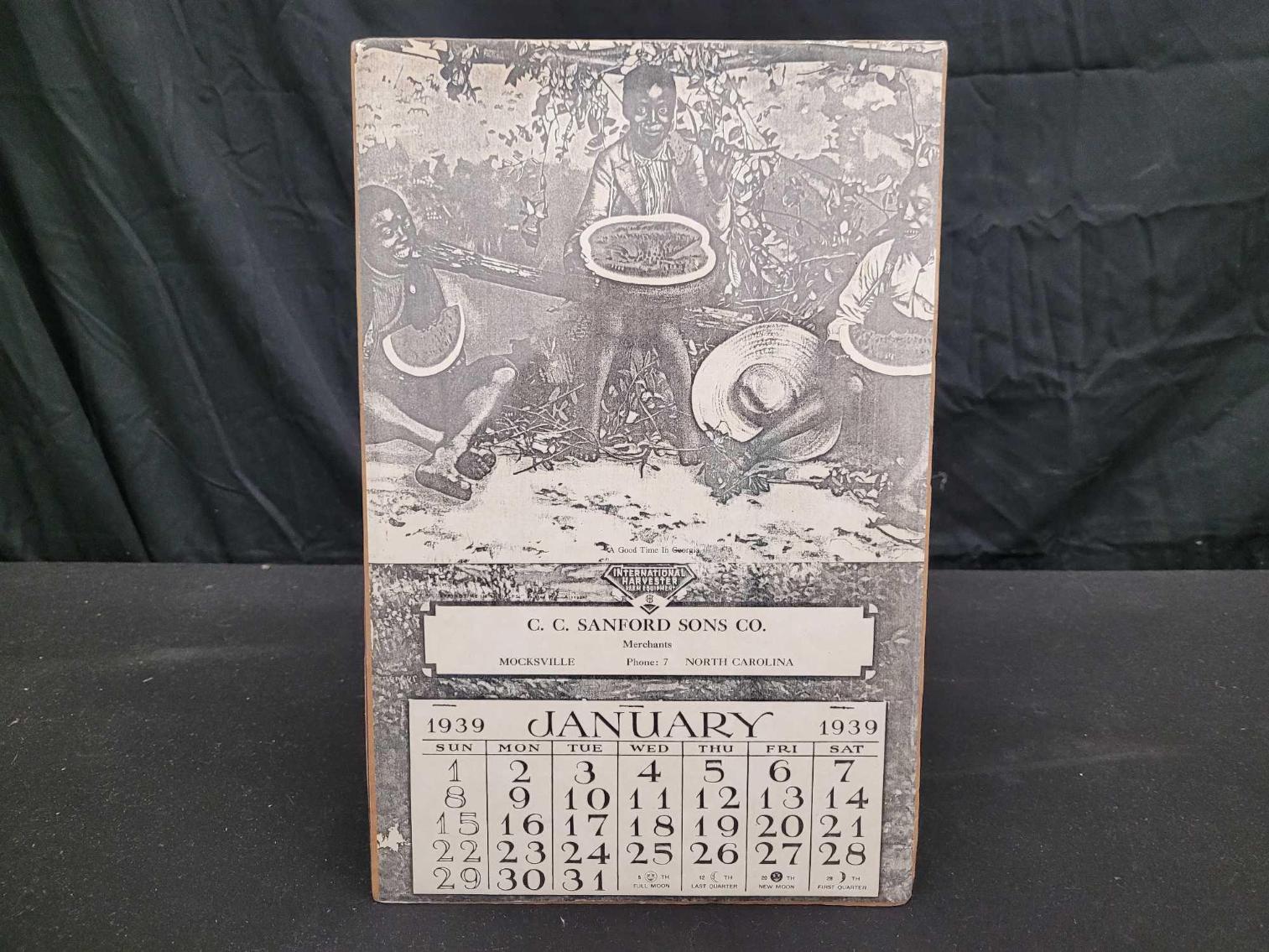 Vintage Davie County Calendars