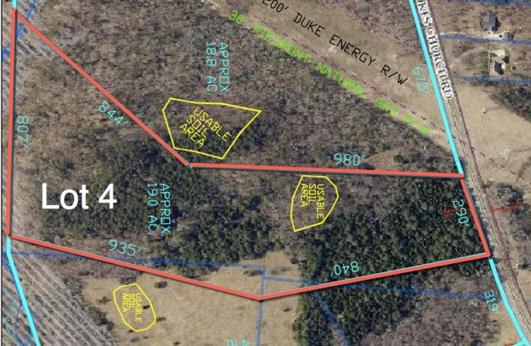 148 acres - Rowan County Acreage subdivided
