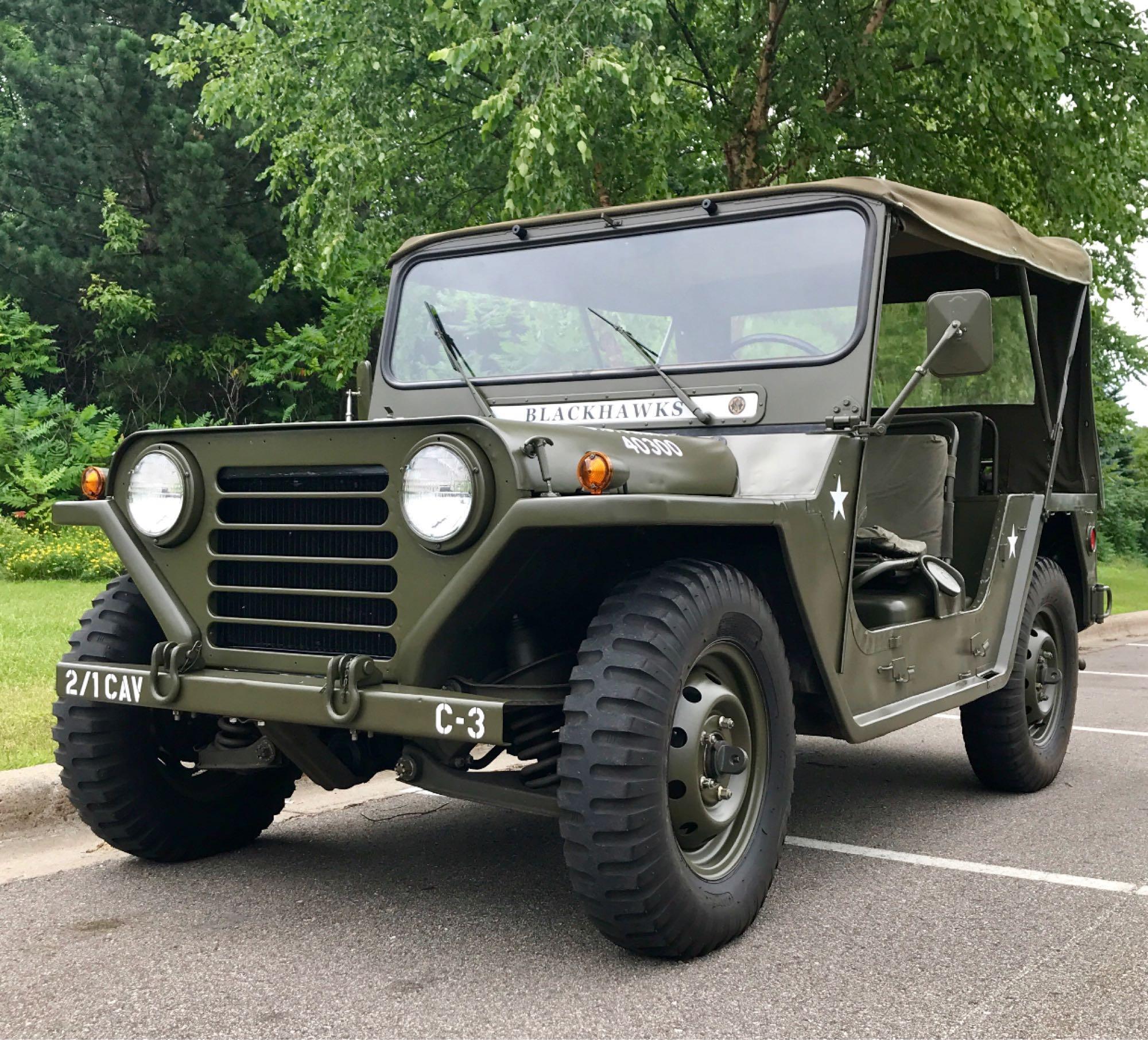 RARE, VERY RARE 1971 M151A2 Army Jeep Groun
