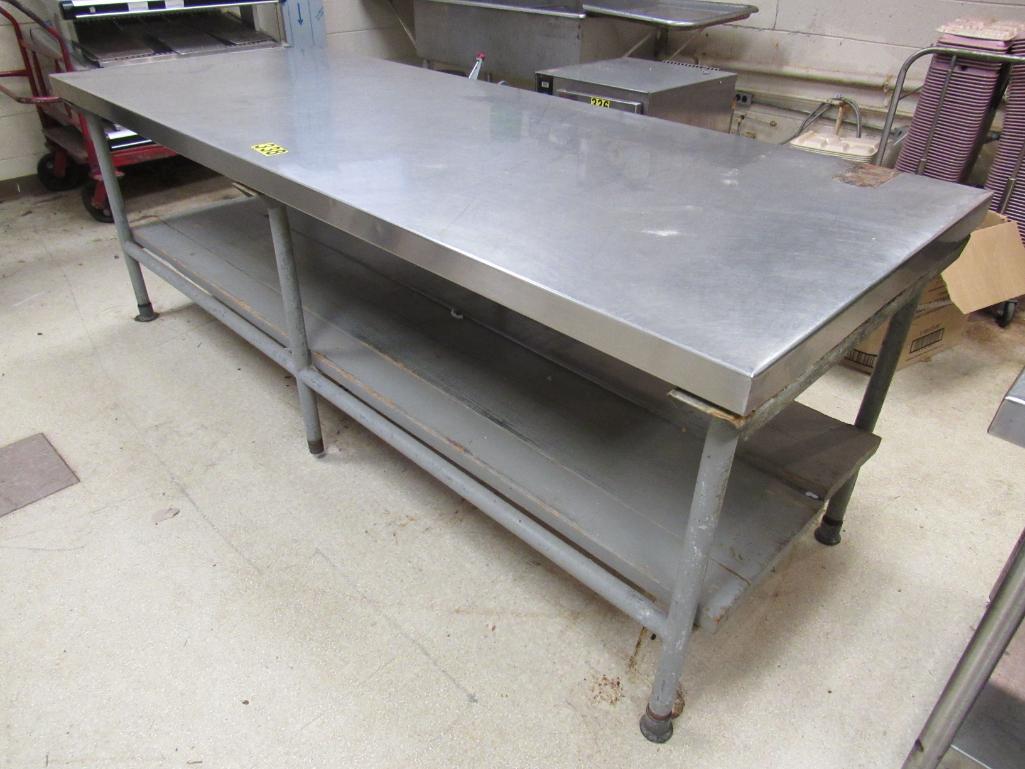 commercial-table-w-stainless-steel-top
