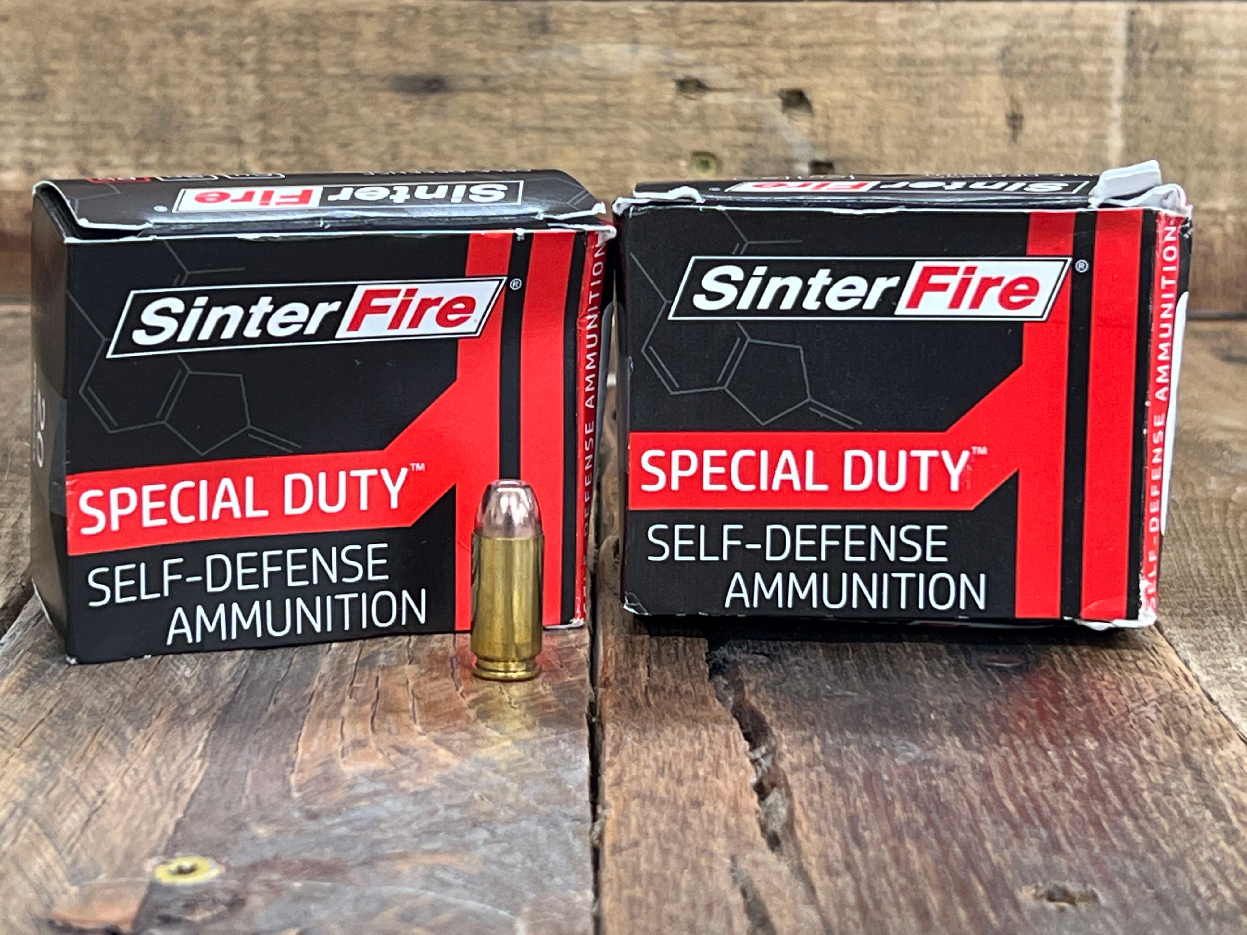 2 BOXES SINTER FIRE 40 S&W SPECIAL DUTY SELF-DEFENSE