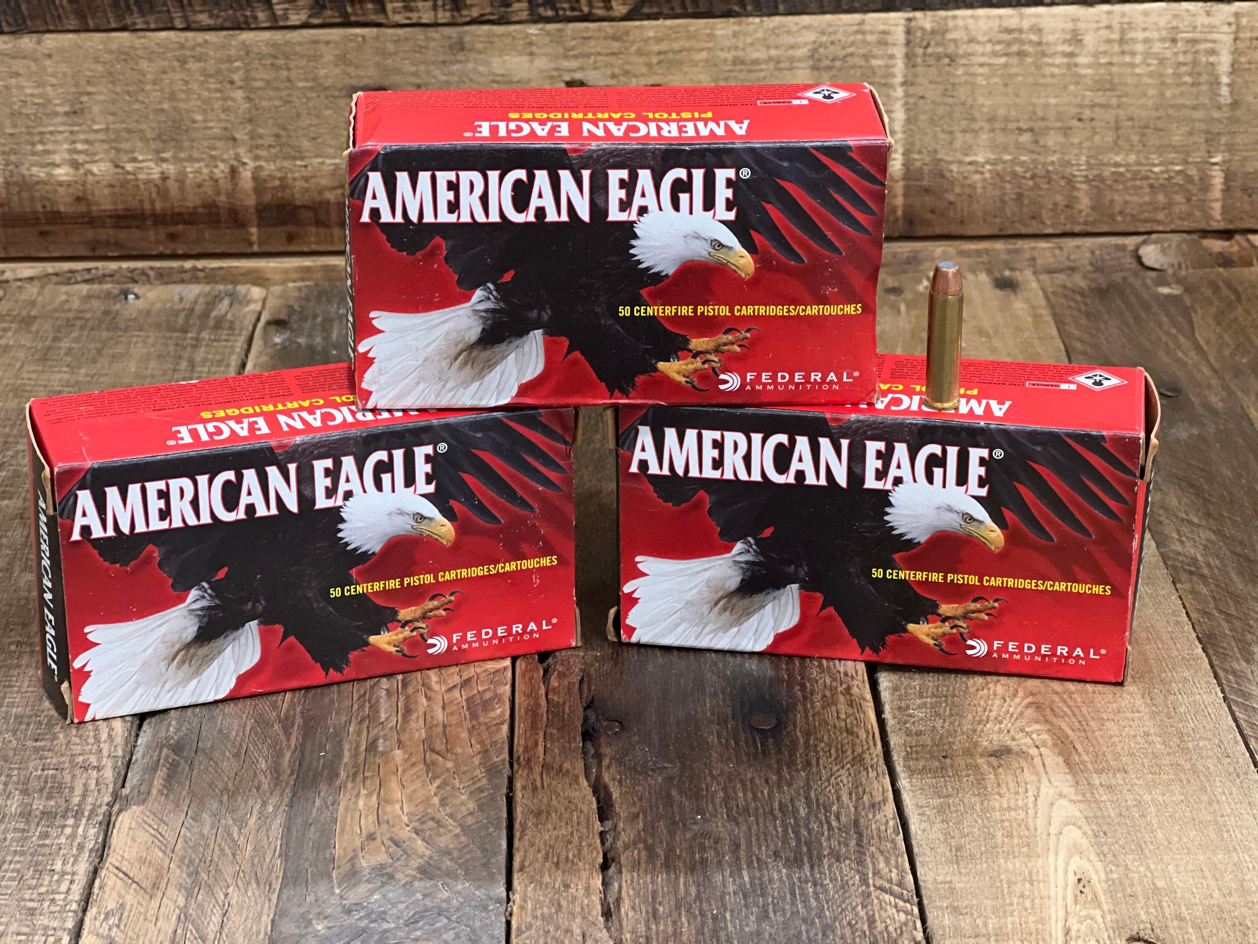 3 BOXES OF AMERICAN EAGLE 327 FEDERAL MAGNUM 85GR SOFT