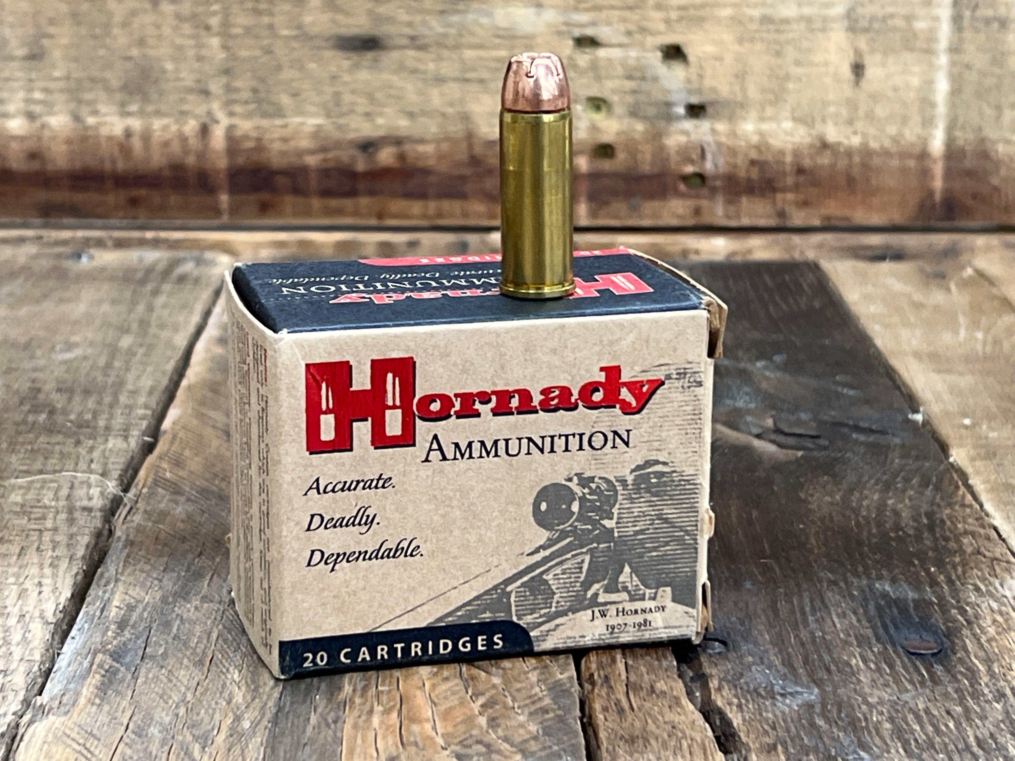 20 ROUND BOX OF HORNADY 480 RUGER 325GR HP/XTP MAG