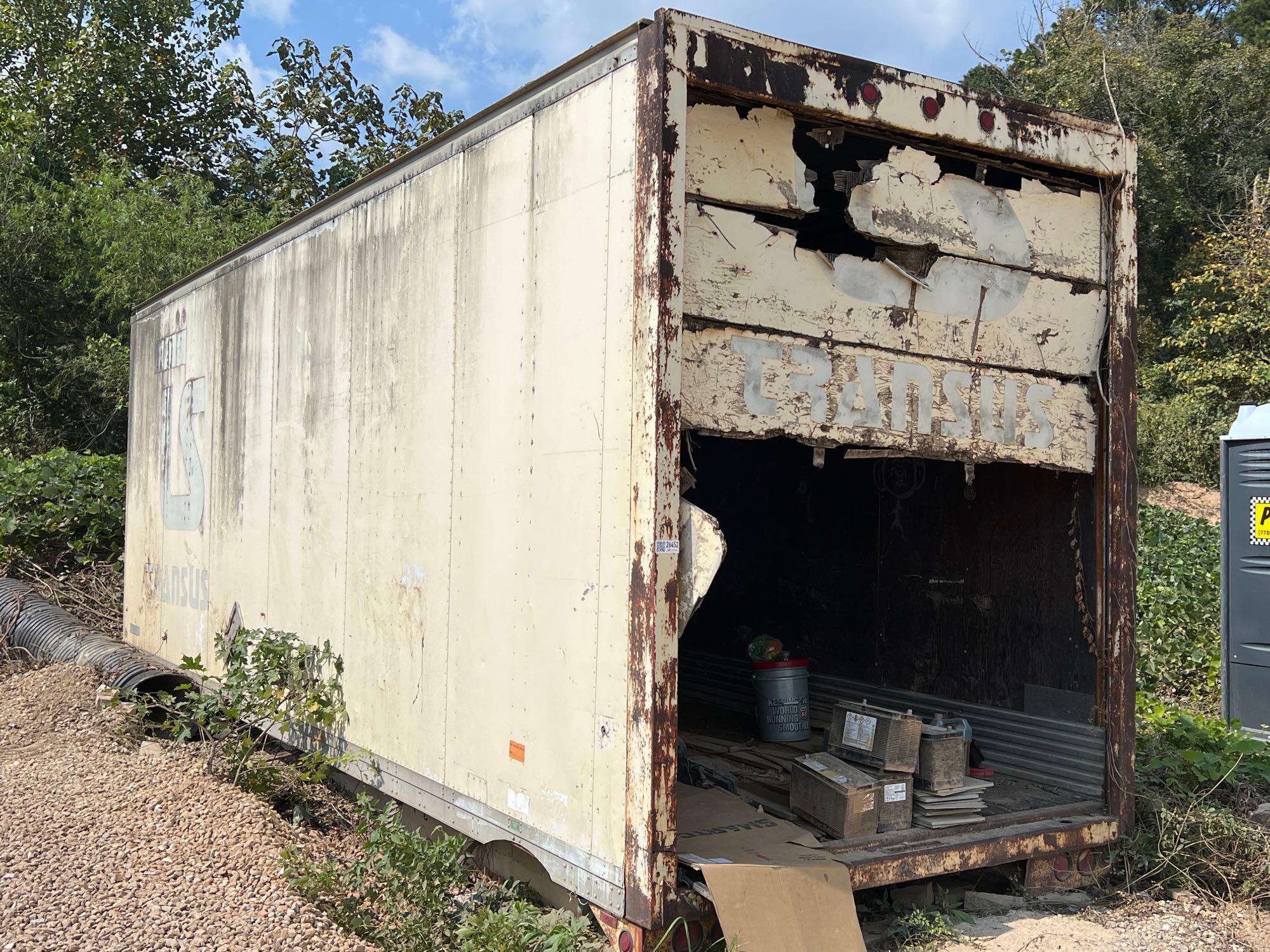 26’ ENCLOSED TRUCK BOX STORAGE ONLY (BUYER RESPONSIBLE