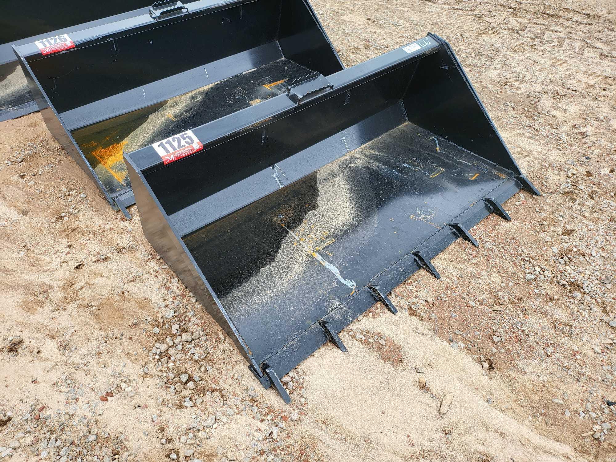 NEW 66” TOOTH BUCKET SKID STEER QUICK ATTACHMENT