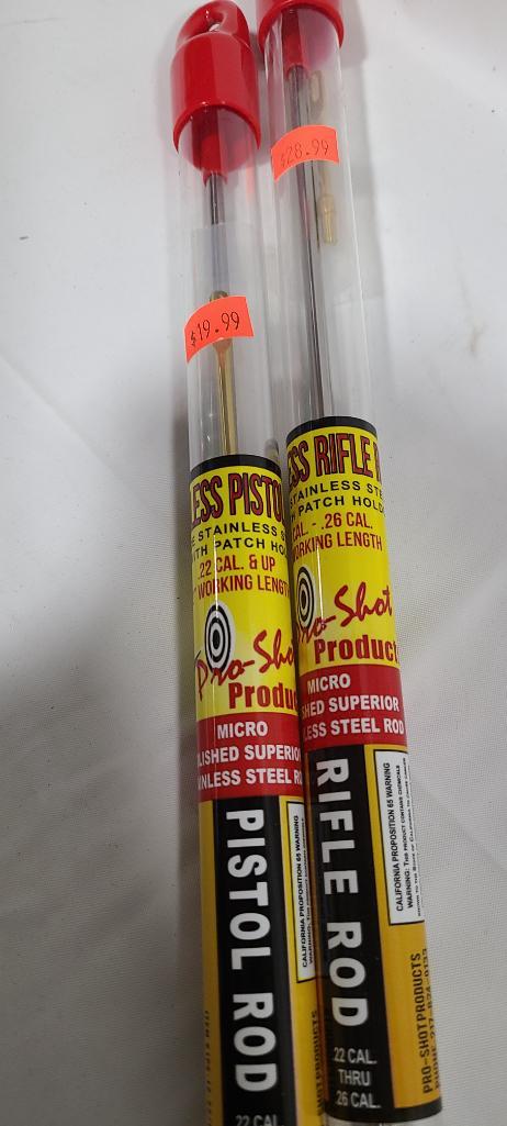 lot-of-2-pro-shot-stainless-steel-pistol-rifle-rods