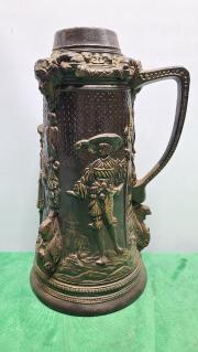 larry-bailey-hand-made-beer-stein-w-embossed-characters-dated-1972