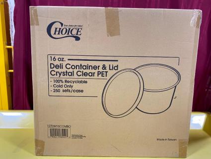 sealed-case-choice-16oz-deli-container-lid-250-sets-crystal-clear-pet